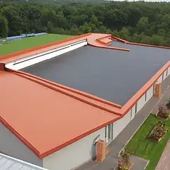 Torch-on membrane roofing installation - heat-welded waterproof membrane NZ